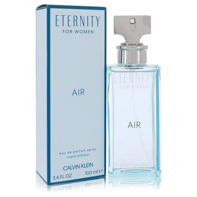 An image displaying Eternity Air by Calvin Klein Eau De Parfum Spray for Women by Calvin Klein
