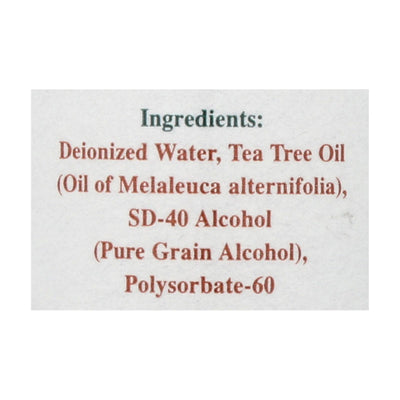 Tea Tree Therapy Water Soluble Tea Tree Oil - 2 Fl Oz - Orca Market
