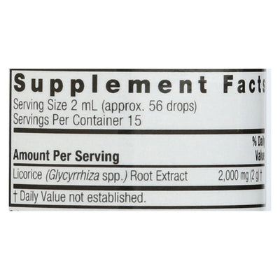An image displaying Nature's Answer - Licorice Root - 1 Oz by Nature's Answer