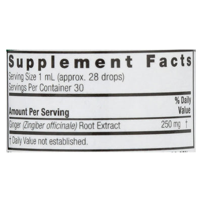 An image displaying Nature's Answer - Ginger Root Extract - 1 Ounce by Nature's Answer