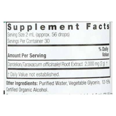 An image displaying Nature's Answer - Dandelion Root - 2 Fl Ounce by Nature's Answer