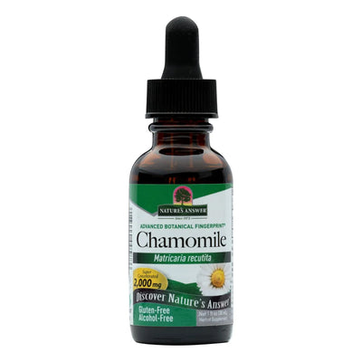An image displaying Nature's Answer - Af Chamomile Flower - 1 Fl Ounce by Nature's Answer