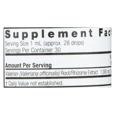 Nature's Answer - Valerian Root Alcohol Free - 1 Fl Ounce