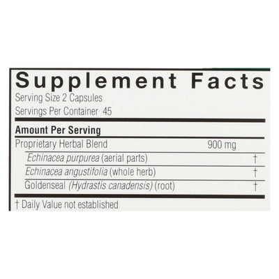An image displaying Nature's Answer - Echinacea With Goldenseal - 90 Vcaps by Nature's Answer