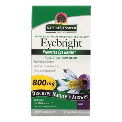 An image displaying Nature's Answer - Eyebright Herb - 90 Vegetarian Capsules by Nature's Answer