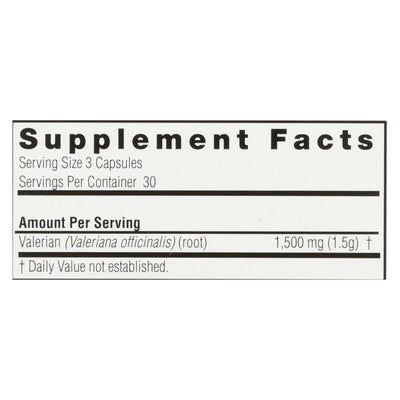 An image displaying Nature's Answer - Valerian Root - 90 Caps by Nature's Answer