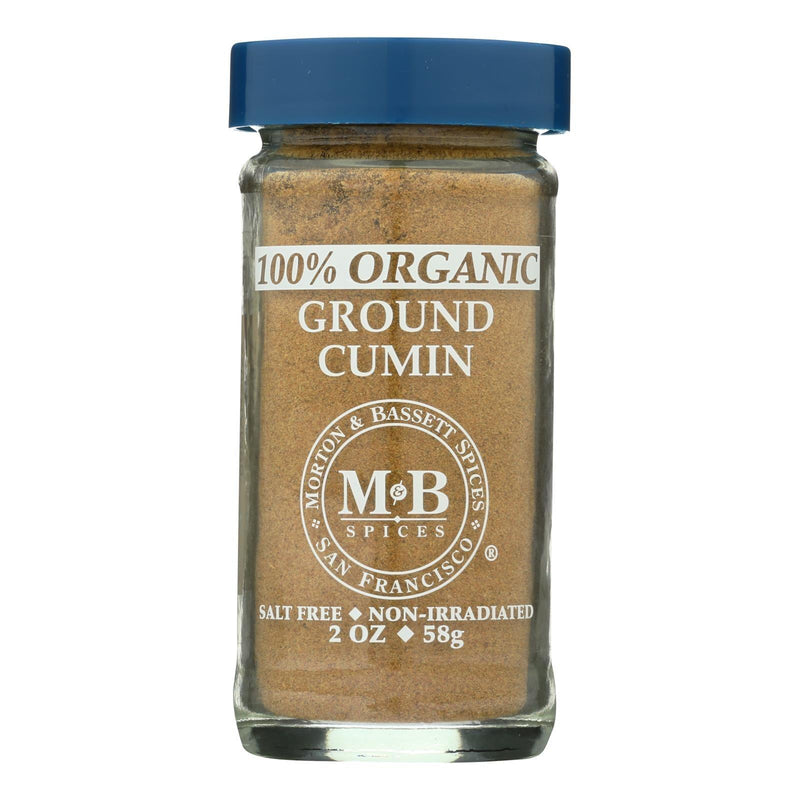 Morton And Bassett Organic Ground Cumin - Cumin - Case Of 3 - 2 Ounce