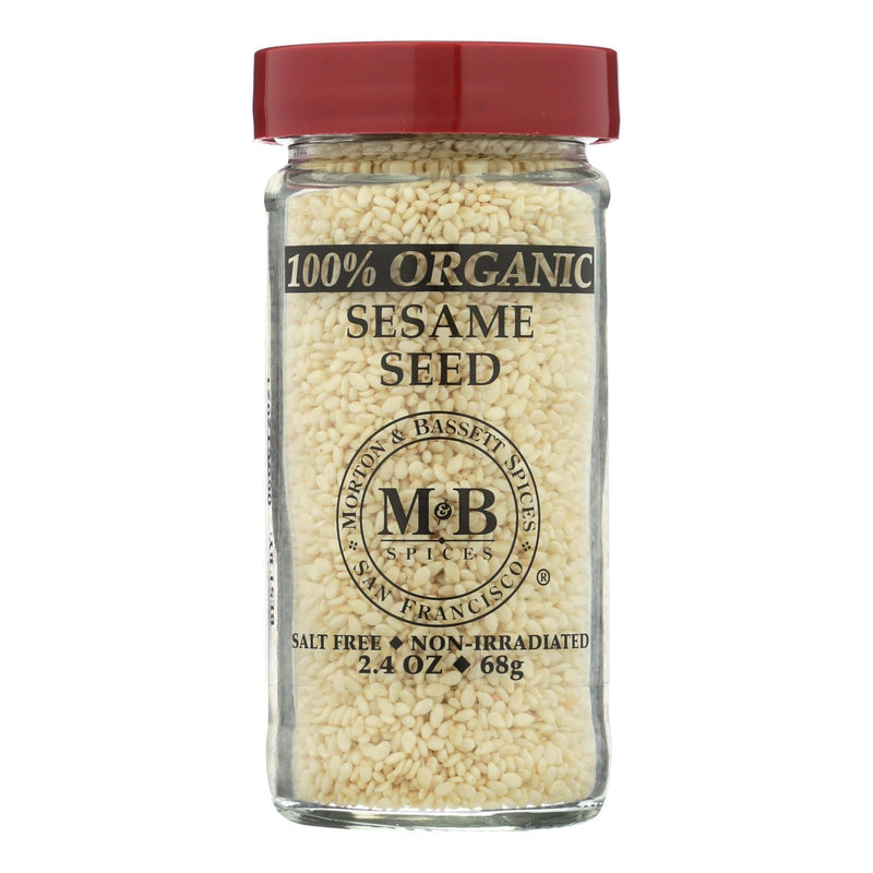 Morton And Bassett 100% Organic Seasoning - Sesame Seed - 2.4 Ounce - Case Of 3