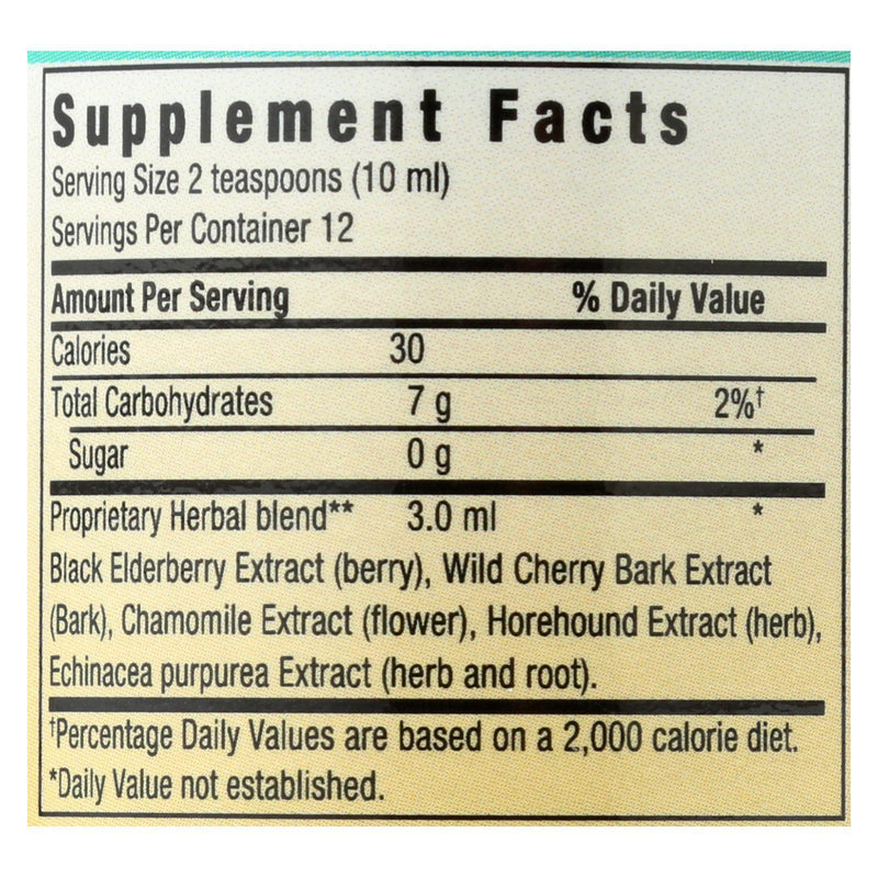 Herbs For Kids Eldertussin Elderberry Syrup - 4 Oz - Orca Market