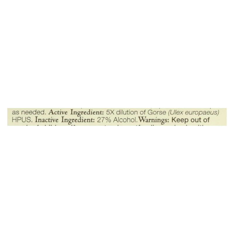 Bach Flower Remedies Essence Gorse - 0.7 Fl Oz - Orca Market