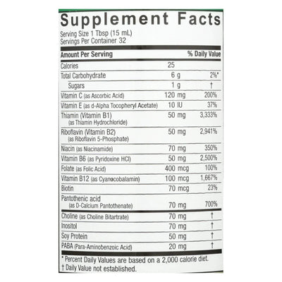 An image displaying Nature's Answer - Liquid Vitamin B-complex - 16 Ounce by Nature's Answer