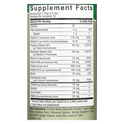 An image displaying Nature's Answer - Liquid Vitamin B-complex - 16 Ounce by Nature's Answer