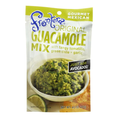 An image displaying Frontera Foods Original Guacamole Mix - Guacamole Mix - Case Of 8 - 4.5 Ounce by Frontera Foods