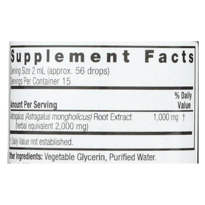 An image displaying Nature's Answer - Astragalus Root Alcohol Free - 1 Ounce by Nature's Answer