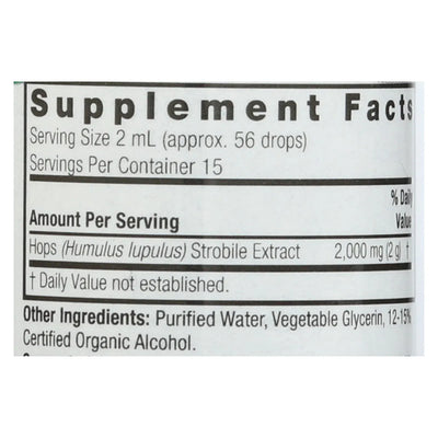 An image displaying Nature's Answer - Hops Strobile Extract - 1 Ounce by Nature's Answer
