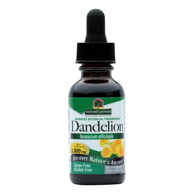 An image displaying Nature's Answer - Af Dandelion Root - 1 Fl Ounce by Nature's Answer