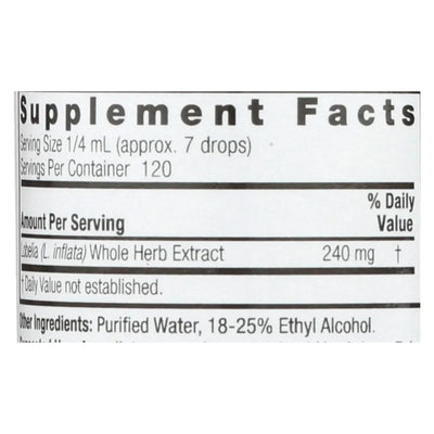 An image displaying Nature's Answer - Lobelia Herb Organic Alcohol - 1 Ounce by Nature's Answer