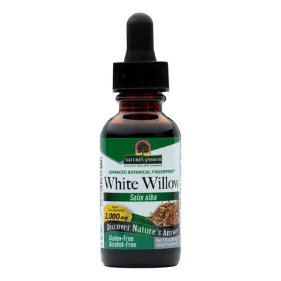 An image displaying Nature's Answer - White Willow Bark Alcohol Free - 1 Fl Ounce by Nature's Answer