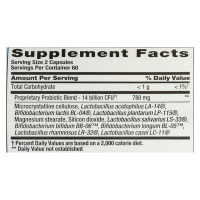 An image displaying Nutrition Now Pb 8 Pro-biotic Acidophilus For Life - 120 Vegetarian Capsules by Nutrition Now