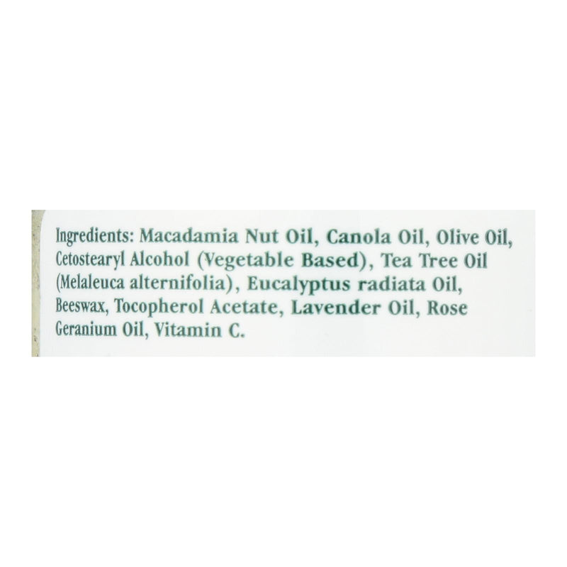 Tea Tree Therapy Antiseptic Ointment Eucalyptus Australiana And Lavender Oil - 2 Ounce