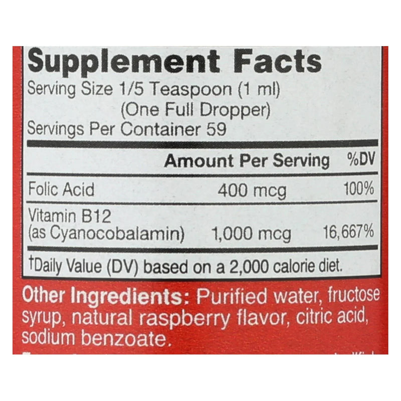 Bricker Labs - Blast B12 Vitamin B12 And Folic Acid - 2 Ounce
