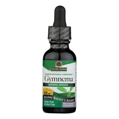 An image displaying Nature's Answer - Gymnema Leaf Alcohol Free - 1 Fl Oz by Nature's Answer