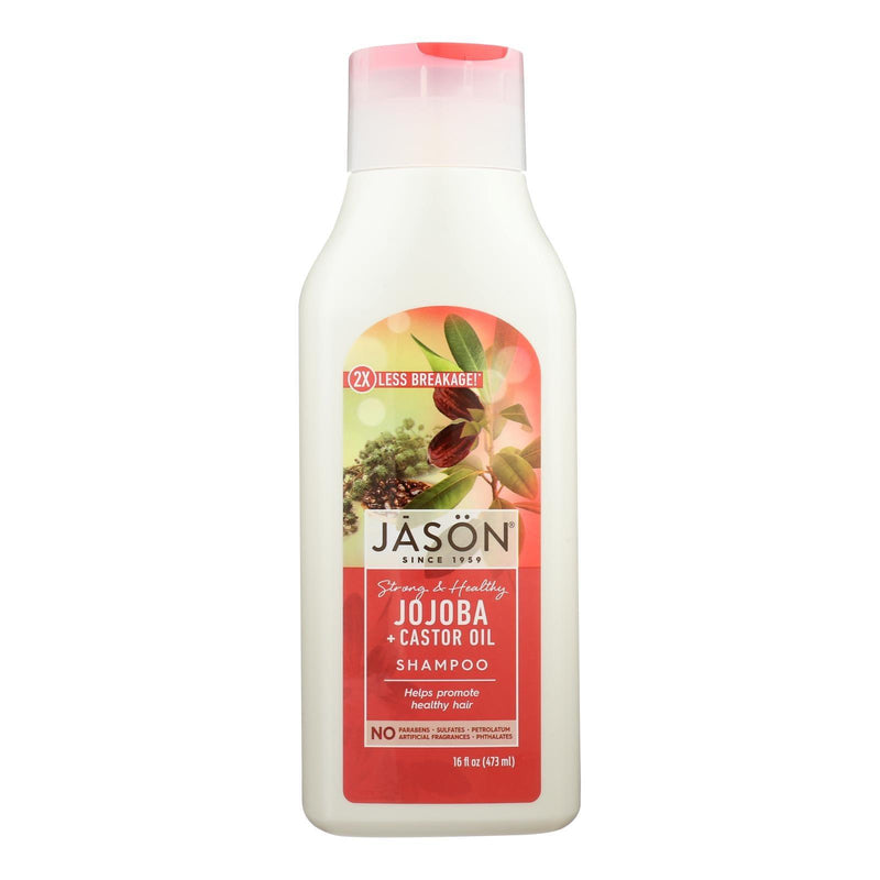 Jason Pure Natural Shampoo Long And Strong Jojoba - 16 Ounce