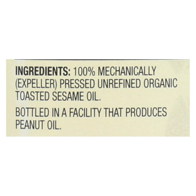 Spectrum Naturals Organic Unrefined Toasted Sesame Oil - Case Of 6 - 8 Fl Oz. - Orca Market