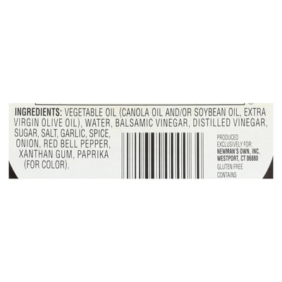 An image displaying Newman's Own Balsamic Salad Dressing - Vinegar - Case Of 6 - 16 Ounce by Newman's Own