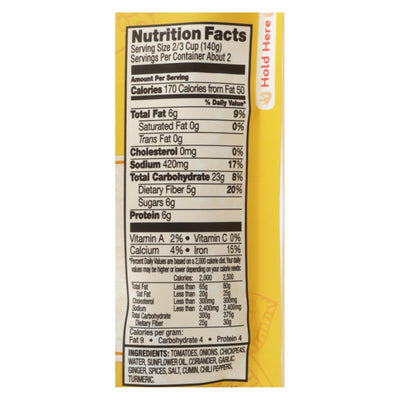 Tasty Bite Entree - Indian Cuisine - Channa Masala - 10 Oz - Case Of 6 - Orca Market