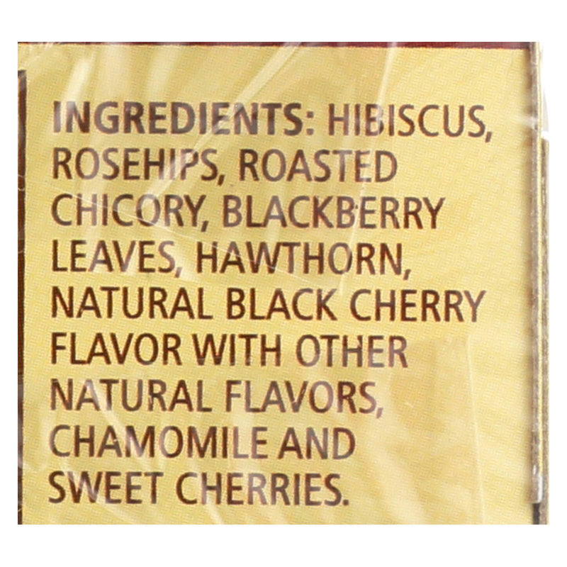 Celestial Seasonings Herbal Tea Caffeine Free Black Cherry Berry - 20 Tea Bags - Case Of 6 - Orca Market