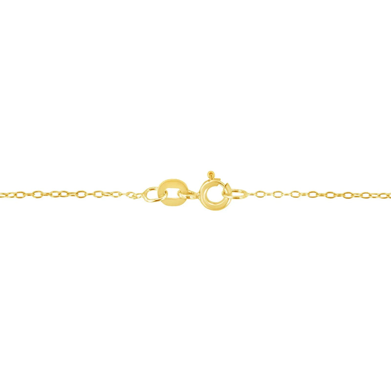 An image displaying 14K Yellow Gold Plated .925 Sterling Silver 1/2 Cttw Champagne Diamond Cross Pendant Necklace (K-L Color, I1-I2 Clarity) - 18" by Infinite Jewels