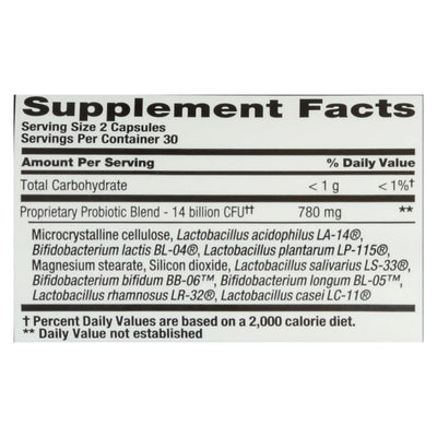 An image displaying Nutrition Now Pb 8 Pro-biotic Acidophilus For Life - 60 Capsules by Nutrition Now