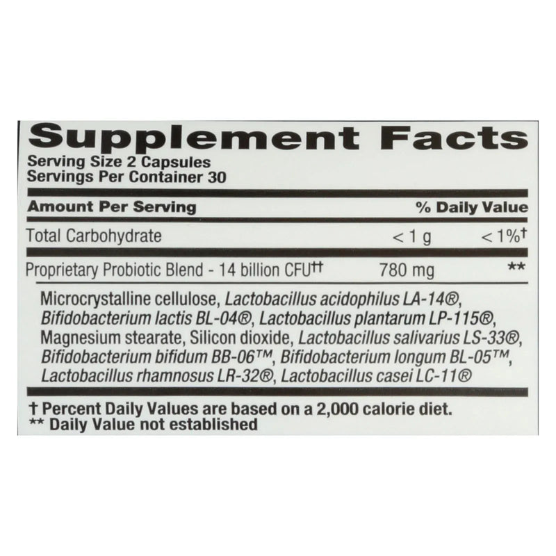 An image displaying Nutrition Now Pb 8 Pro-biotic Acidophilus For Life - 60 Capsules by Nutrition Now