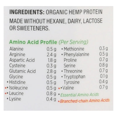 An image displaying Nutiva Organic Hemp Protein - 16 Ounce by Nutiva