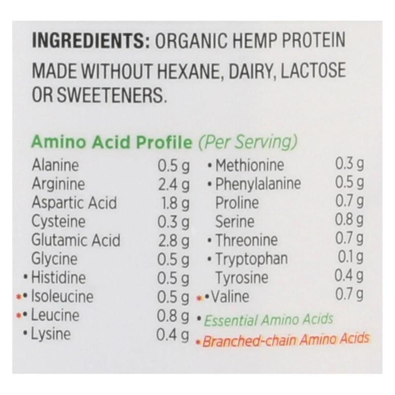 An image displaying Nutiva Organic Hemp Protein - 16 Ounce by Nutiva