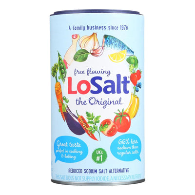 An image displaying Losalt Reduced Sodium Salt - Case Of 6 - 12.35 Ounce by Losalt