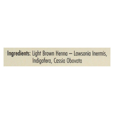 Rainbow Research Henna Hair Color And Conditioner Persian Light Brown - 4 Oz - Orca Market