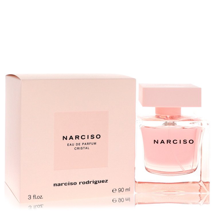 An image displaying Narciso Rodriguez Cristal by Narciso Rodriguez Eau De Parfum Spray 3 oz for Women by Narciso Rodriguez