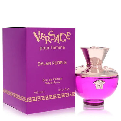 An image displaying Versace Pour Femme Dylan Purple by Versace Eau De Parfum Spray 1 oz for Women by Versace