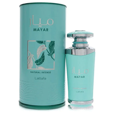 An image displaying Lattafa Mayar Natural Intense by Lattafa Eau De Parfum Spray 3.4 oz for Women by Lattafa