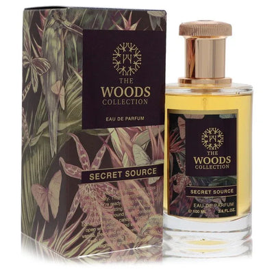 An image displaying The Woods Collection Secret Source by The Woods Collection Eau De Parfum Spray 3.4 oz for Women by The Woods Collection