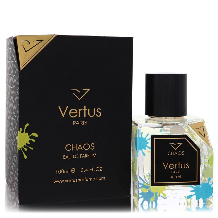 An image displaying Vertus Chaos by Vertus Eau De Parfum Spray (Unisex) 3.4 oz for Men by Vertus