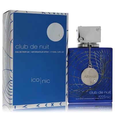 An image displaying Club De Nuit Iconic by Armaf Eau De Parfum Spray 3.6 oz for Men by Armaf
