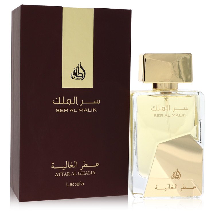 An image displaying Lattafa Ser Al Malik by Lattafa Eau De Parfum Spray 3.4 oz for Women by Lattafa