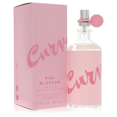 An image displaying Curve Pink Blossom by Liz Claiborne Eau De Toilette Spray 3.4 oz for Women by Liz Claiborne
