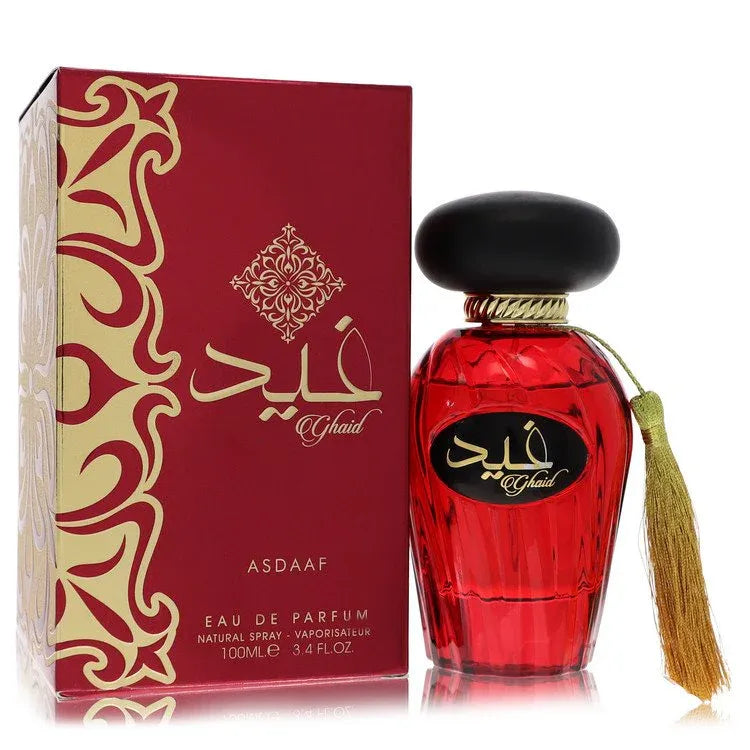 An image displaying Asdaaf Ghaid by Lattafa Eau De Parfum Spray 3.4 oz for Women by Lattafa