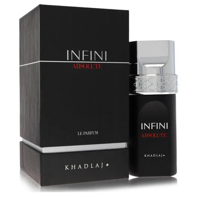 An image displaying Khadlaj Infini Absolute Le Parfum by Khadlaj Eau De Parfum Spray 3.4 oz for Men by Khadlaj