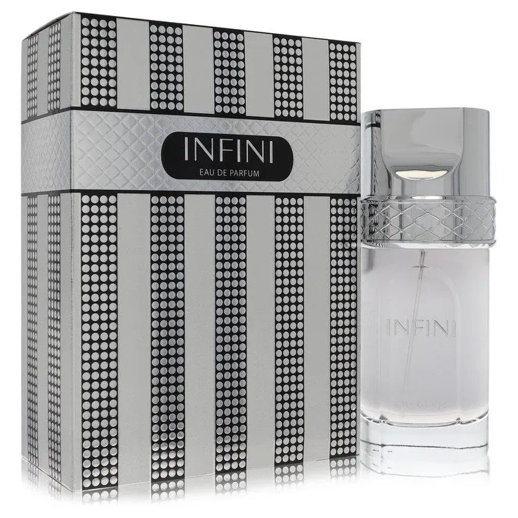 An image displaying Khadlaj Infini by Khadlaj Eau De Parfum Spray 3.4 oz for Men by Khadlaj