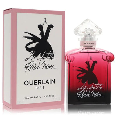 An image displaying La Petite Robe Noire Absolue by Guerlain Eau De Parfum Spray 3.3 oz for Women by Guerlain